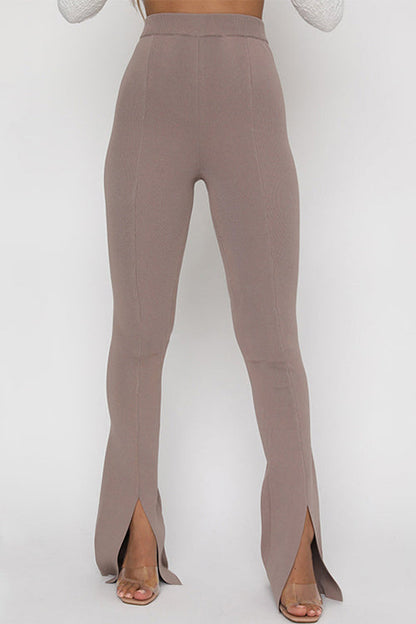 Variant image for Kostymbyxor Dam Hög Midja med Slits Bomull och Polyester-4