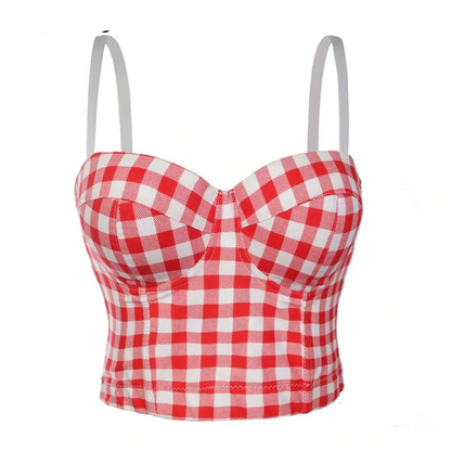 Variant image for Dam Crop Top Casual Polyester Spandex-3