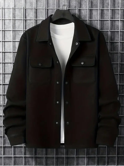 Variant image for Herrjacka Modern Design Polyester med Funktionella Fickor-7