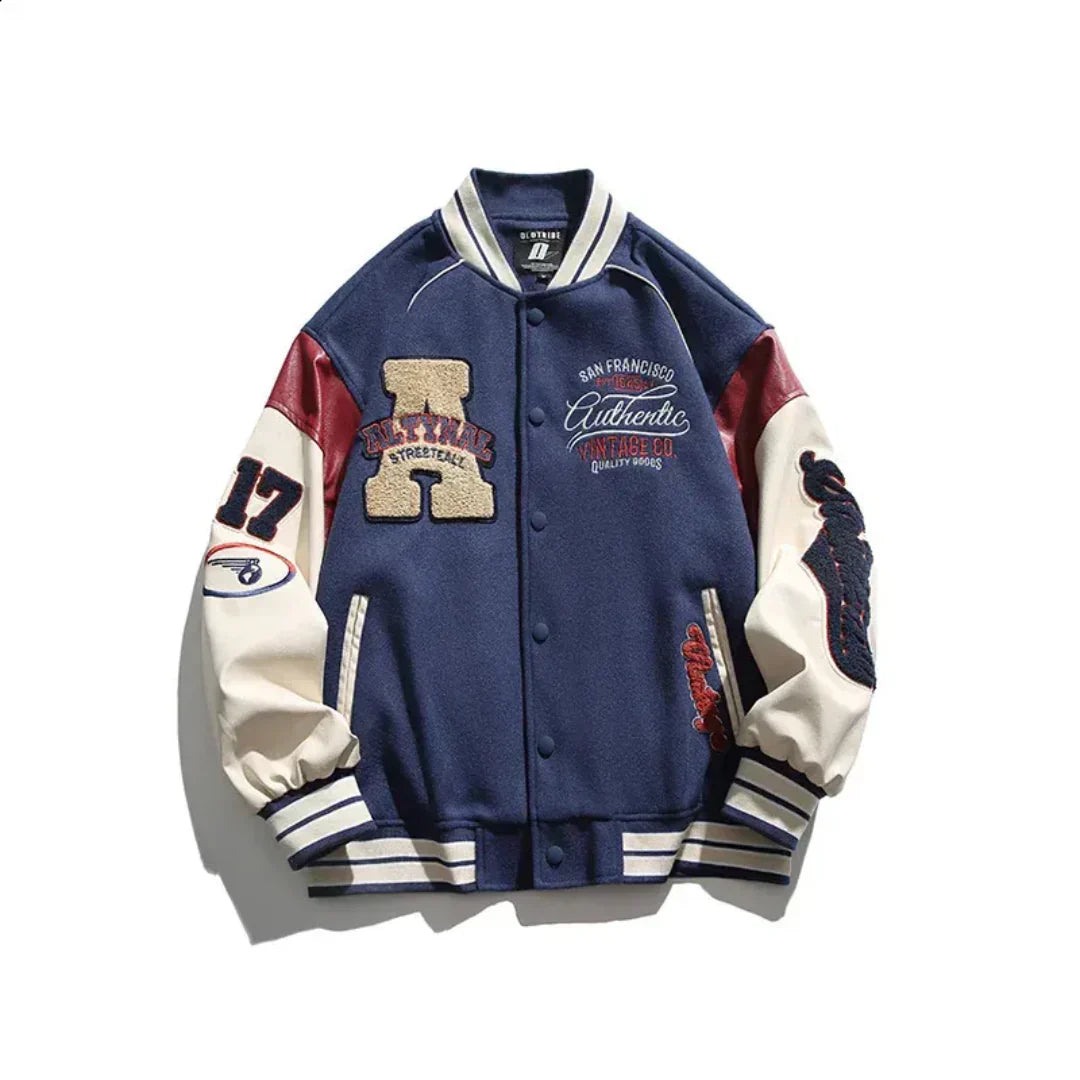 Damjacka Vintage Polyester För Kvinnor-5