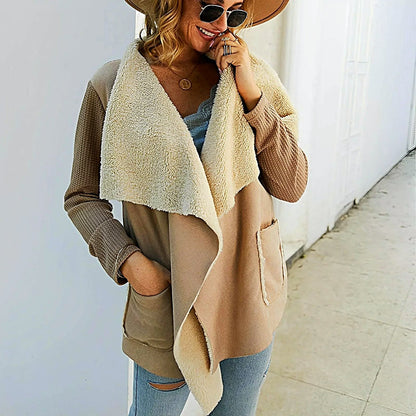 Kvinnors Våfflarock Asymmetrisk Mjuk Textil 2