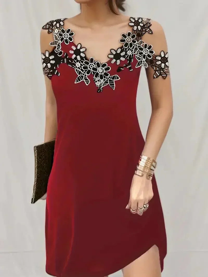 Fina Dam Klänningar Klassisk Design Högkvalitativt Material-3