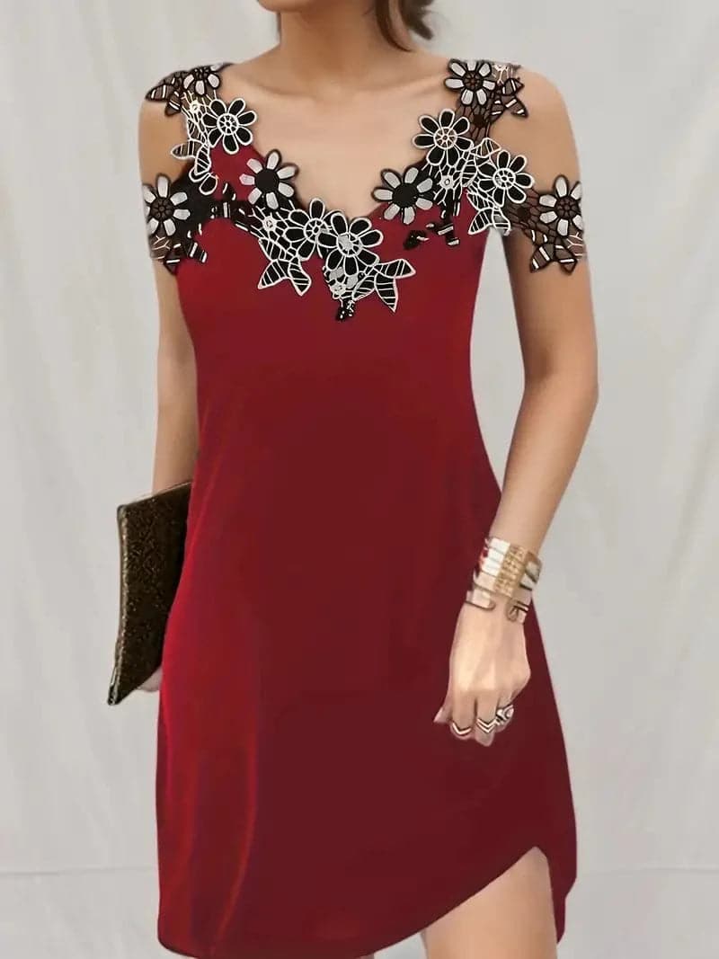 Variant image for Fina Damklänningar med Vackra Ärmar Lätt Material-13