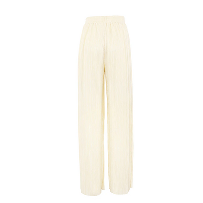 Dam Byxor Plisserade Vida Ben med Resår i Midjan Polyester Snygga Byxor-5