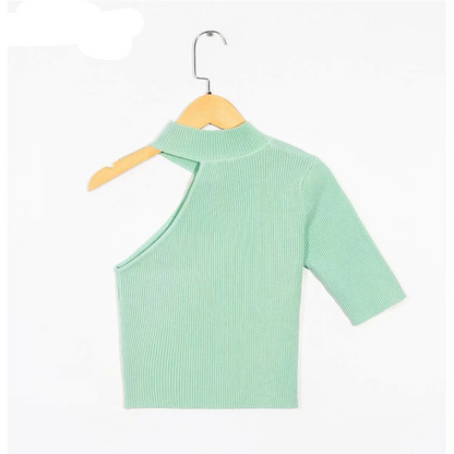 Variant image for Kvinnors T-Shirt Kortärmad Randig Polyester Akryl-8