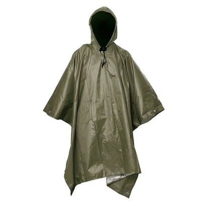 Unisex Regnjacka Poncho Vattentät Andningsbart Material-2