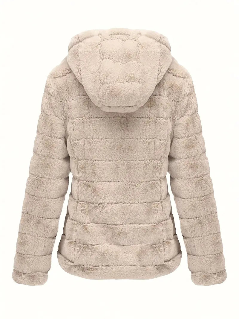 Damjacka Teddy med Huva Mjuk Teddy-Tyg-4
