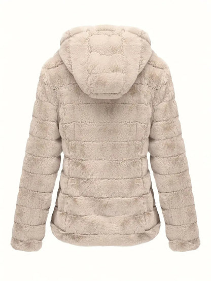 Damjacka Teddy med Huva Mjuk Teddy-Tyg-4