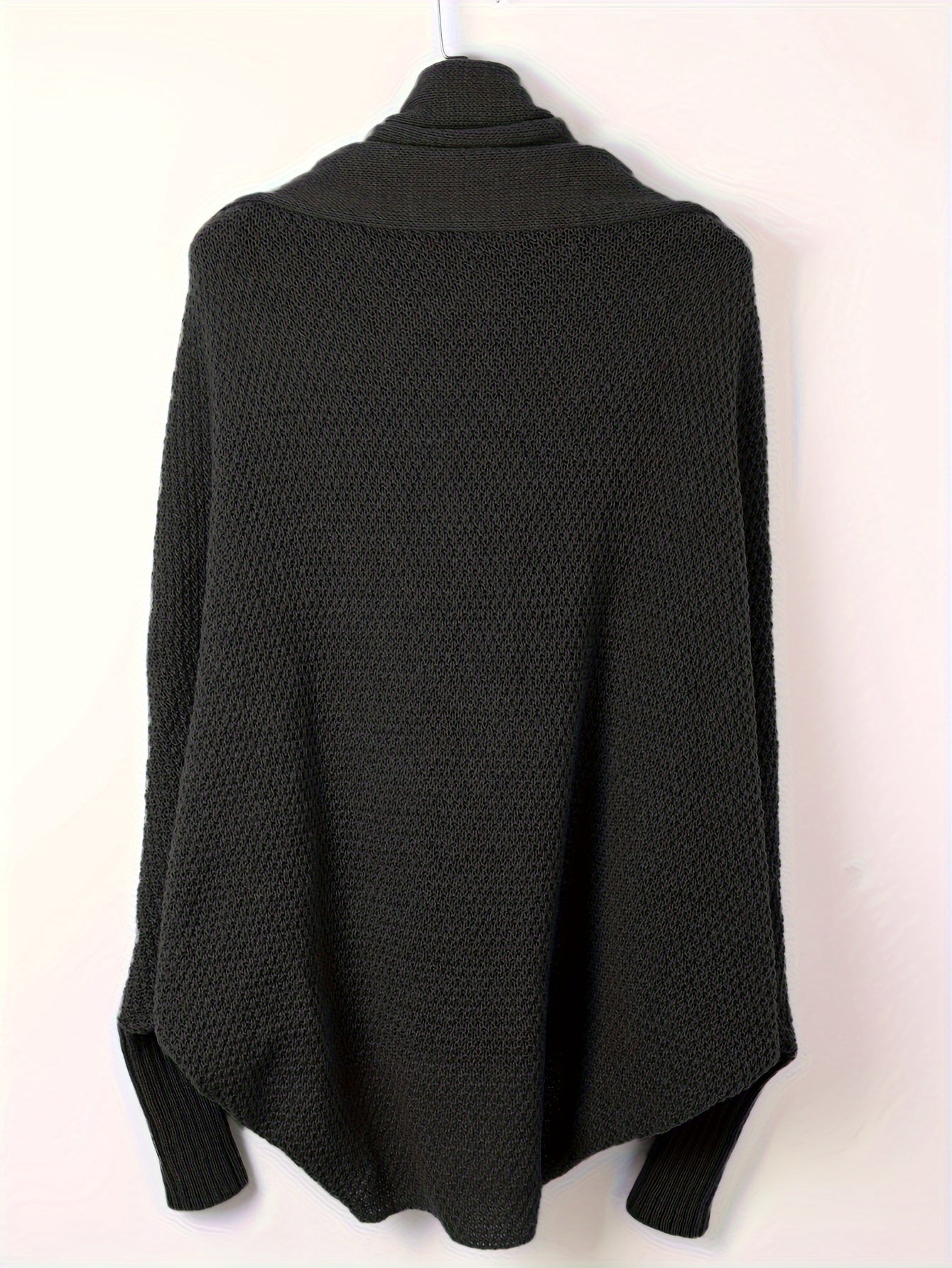 Kvinna Cardigan Långärmad Ull Casual 5