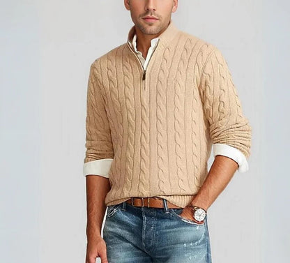 Variant image for Herren Sweatjacka Modern Design Dragkedja Mjuk Material-6