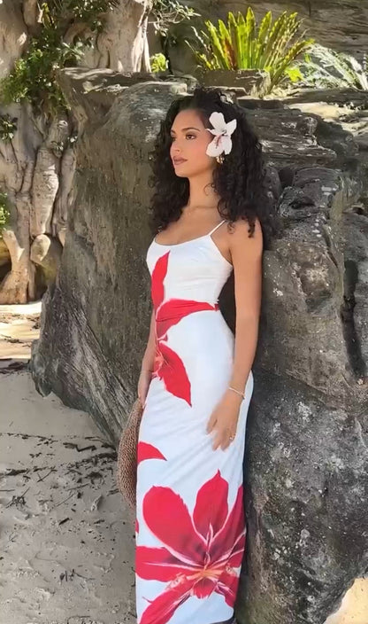 Dam Sommarklänning Luftig Design 100% Bomull Eleganta Festklänningar-2