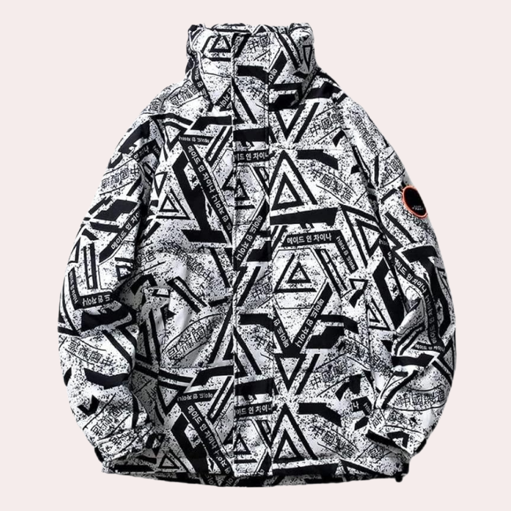 Herrjacka Modern Kappa Högkvalitativt Material Smal Silhuett-1