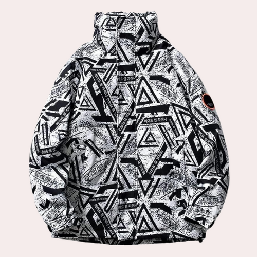 Herrjacka Modern Kappa Högkvalitativt Material Smal Silhuett-1