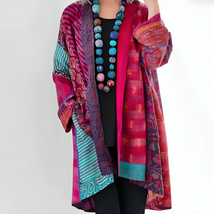 Variant image for Kofta Dam Elegant Mjuk Material Lång Cardigan-9