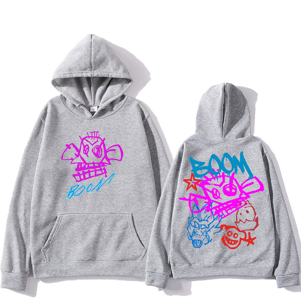 Unisex Hoodie Arcane Jinx Tecknad Design Polyester-5
