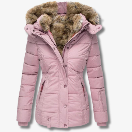 Variant image for Damjacka med Huva Avslappnad Polyester för Vinter-29