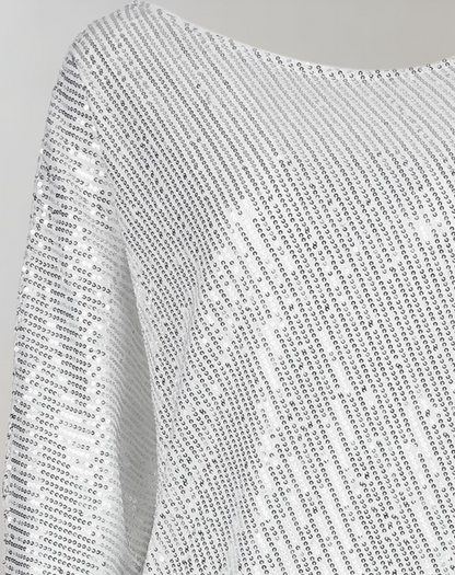 Kvinna Asymmetrisk Klänning Elegant Polyester-5