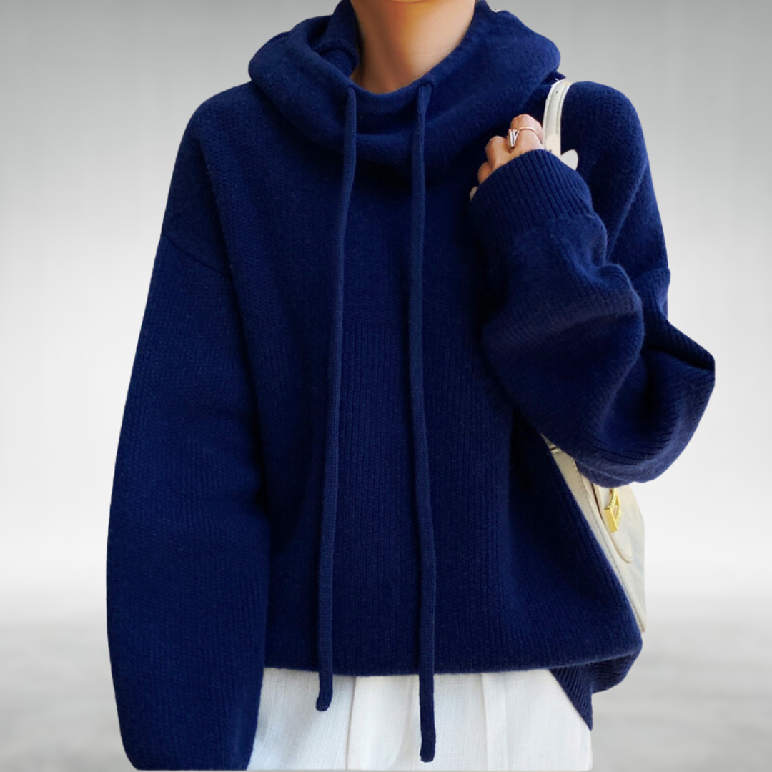 Kvinnors Turtleneck Tröja Andningsbart Material-4