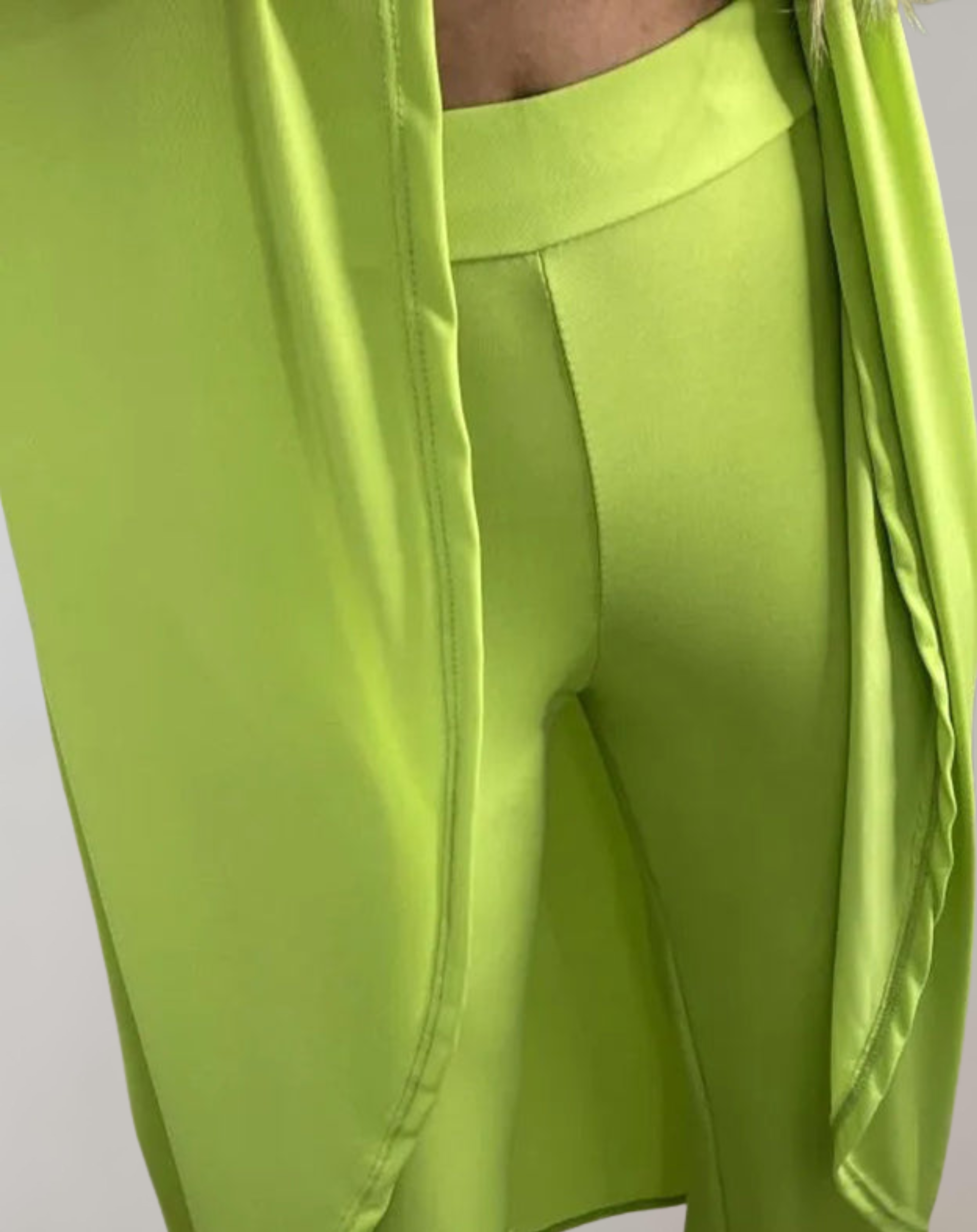 Kvinnors Tvådelad Klänning Spetsdetaljer Polyester Flytande Kjol-2