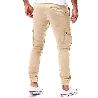 Herr Cargo Jogger Trendig Design Mjuk Tygblandning-3