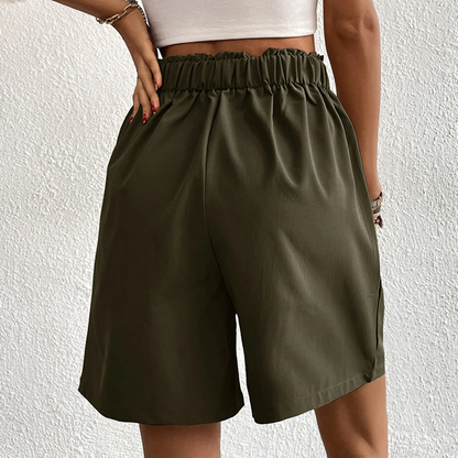 Damens Shorts Lätta Material Smickrande Passform-3