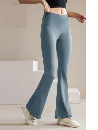 Dam Byxor Med Resår I Midjan Snygga Elastiska Material 11