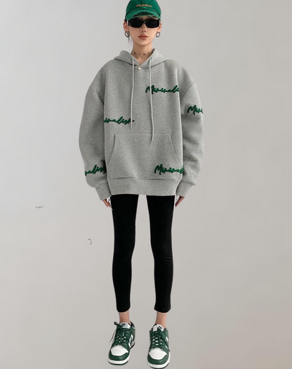 Dam Stickad Tröja Vintage Lös Design i Mjuk Bomull-3