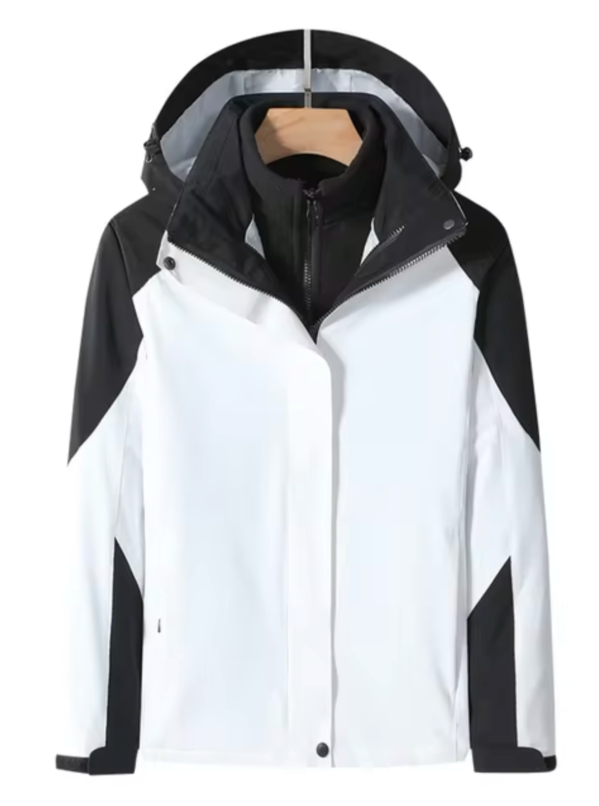 Variant image for Unisex Vattentät Jacka 2-i-1 Design för Utomhusaktiviteter Vindtät Andningsbart Material-7