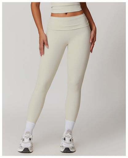 Träningsbyxor Dam Hög Midja Snabbtorkande Nylon-5
