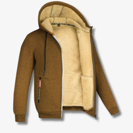 Variant image for Hoodie Män Mjuk Fleece Modern Design-43