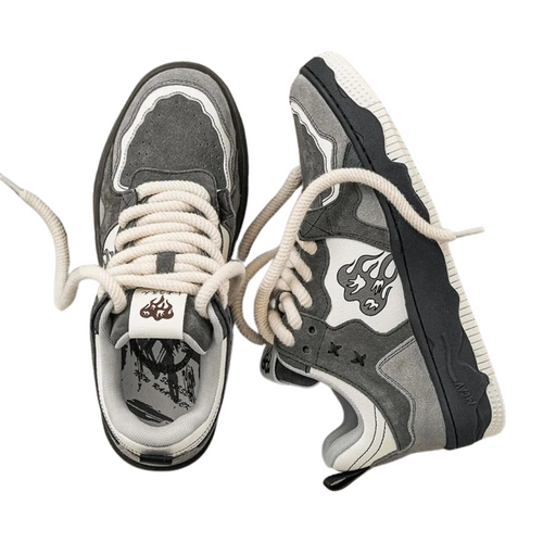 Herr Sneakers Sportiga Platt Fotled Polyester-1