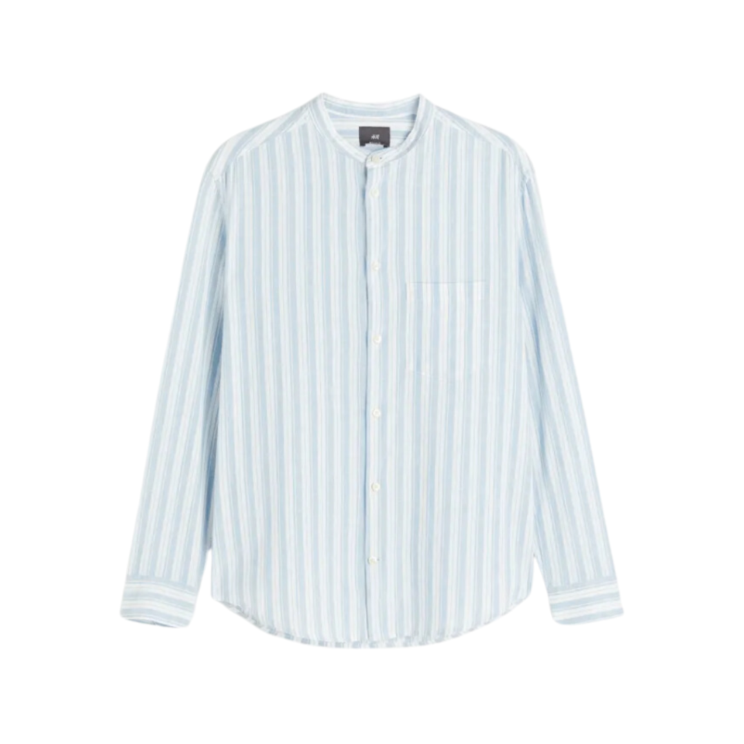 Dam Skjorta Klassisk Bomull - Tidlös Blus för Sommar-5