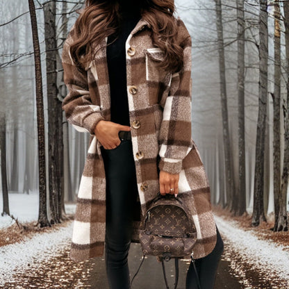 Variant image for Damjacka Lång Elegant Design i Kvalitetsmaterial för Kalla Dagar-16