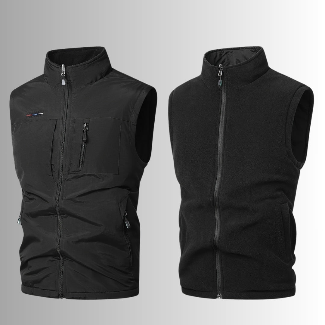 Herr Västar Vändbar Monokrom Polyester för Utomhusbruk-1