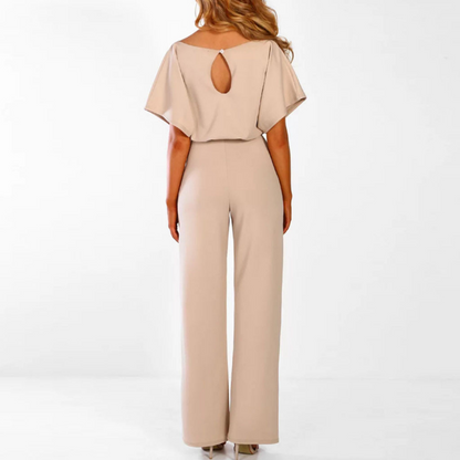 Kvinnors Jumpsuit Elegant Bred Byxben Polyester 3
