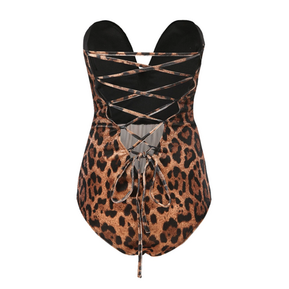 Dam Bodysuit Festlig Polyester Kort Design-2