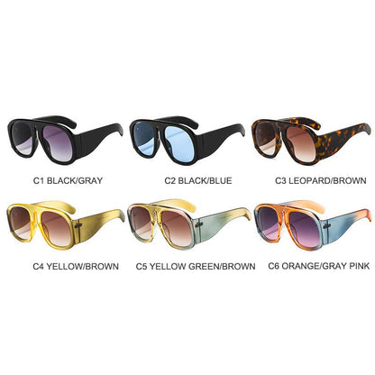 Dam Solglasögon Wayfarer Ombre Design Plast Titan med UV400 Skydd-2