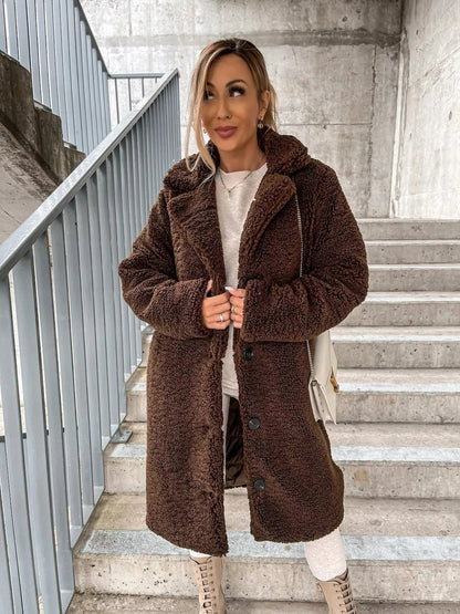 Dam Plyschkappa Elegant Mjuk Kaschmirliknande 10