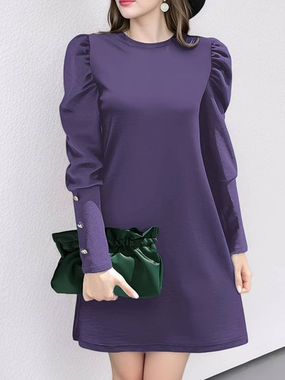 Variant image for Fina Dam Klänningar med Vackert Utformade Ärmar Andningsbart Tyg-43