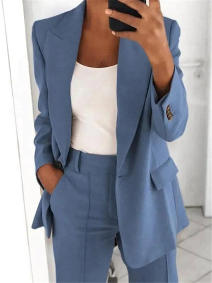 Variant image for Dam Blazer Set Sofistikerad Polyester Elastan-1