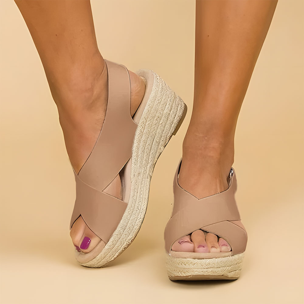 Herr Sandaler Ortopediska Bekväma PU-läder Ergonomisk Design-6