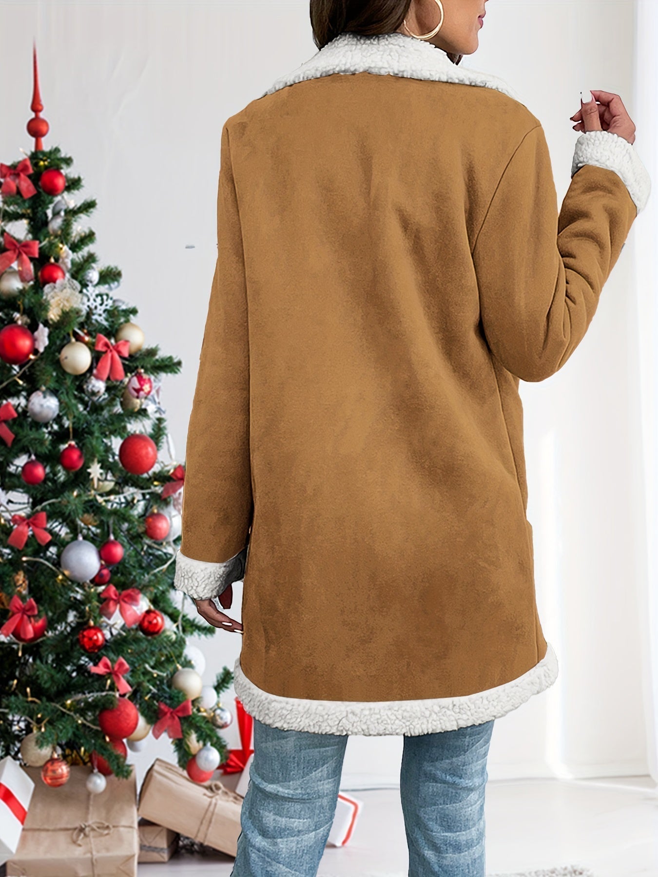 Damjacka Fleece Slim Fit Professionell Stil för Dam-6