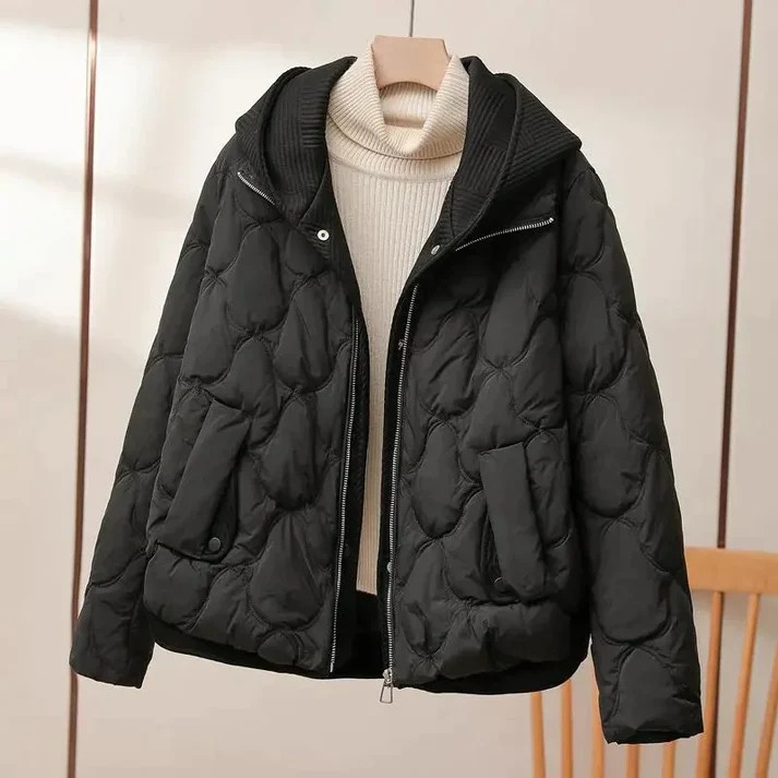 Vinterjacka Dam Modern Isoleringsbuffertjacka Lätt Material 4