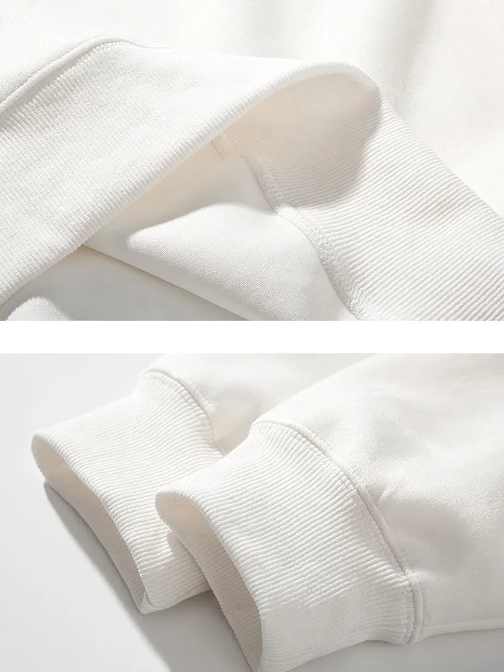 Herr Tröja Långärmad Rund Halsringning Mocka-3