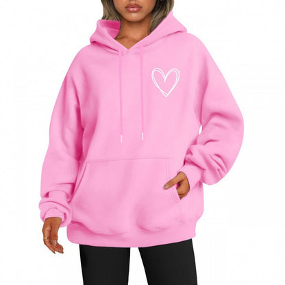 Variant image for Lång Hoodie Dam Avslappnad Design 100% Bomull-57