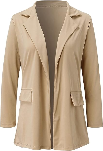 Kvinnors Kardigan Midjeskärning Lätt Bomullsblandning 4