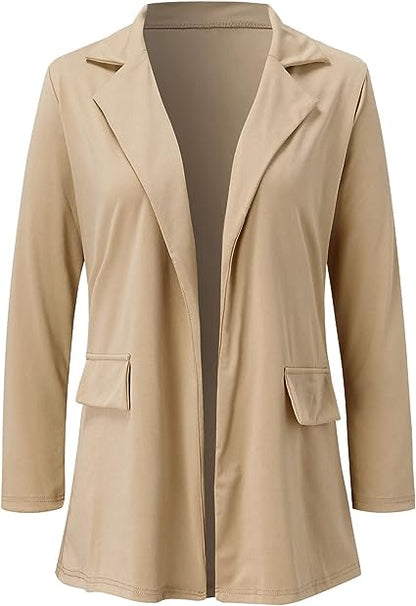 Kvinnors Kardigan Midjeskärning Lätt Bomullsblandning 4