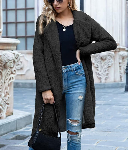 Variant image for Dam Kappa Oversize Teddy Fleece Vinterjacka-13