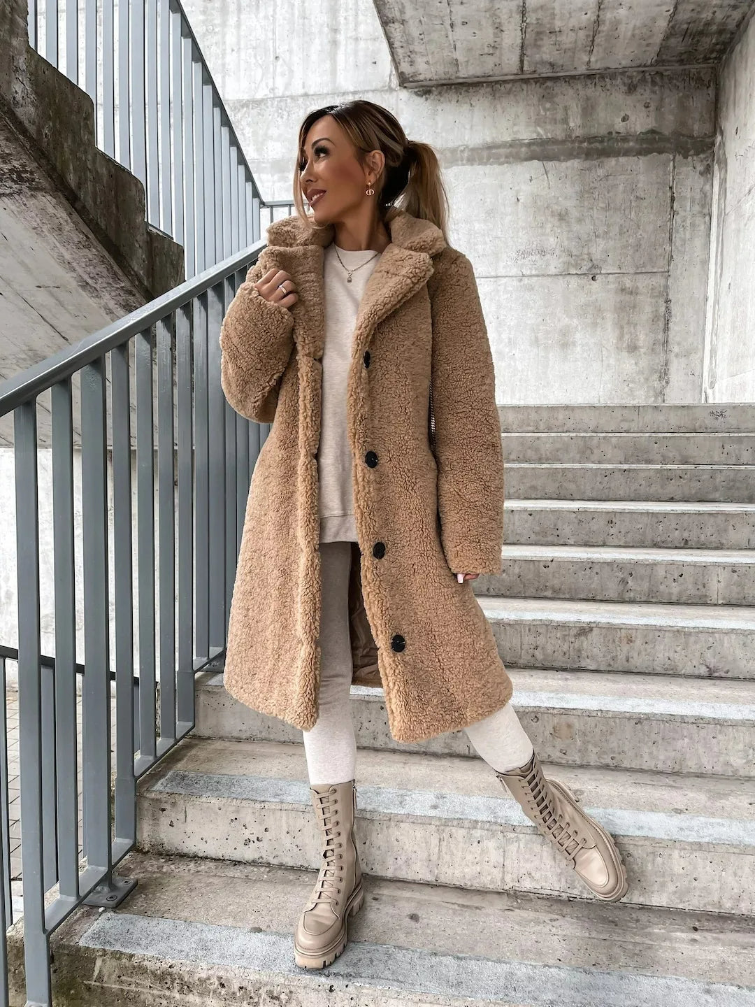 Dam Plyschkappa Elegant Mjuk Kaschmirliknande 2
