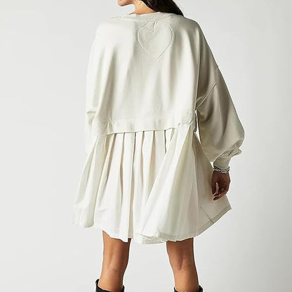 Dam Miniklänning Lätt Polyester Elegant Design-4